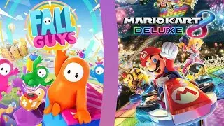 Fall Guys & Mario Kart 8 Deluxe | Gameplay FR