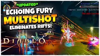 Diablo 3 Echoing Fury Super Speed Multishot Build Guide Season 28!