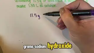 Calculating the Molarity of a Solution