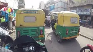 Bangalore market to sp road headache traffic