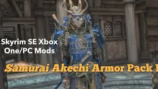 Samurai Akechi Armor Pack Skyrim SE Xbox One/PC Mods