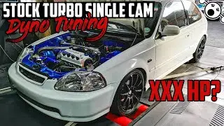 Turbo Civic Dyno Tuning - Stock Boosted D15/D16 VTEC