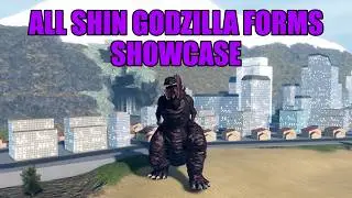 All Shin Godzilla Forms SHOWCASE | Kaiju Alpha