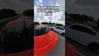 RedEye vs Hellcat w/pulley‼️🏁