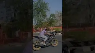 Wheelie 😨😳  #MR.AJ_RIDER #r15v4 #bike #shootvideo #viral #trending #youtube #youtube #motovlog