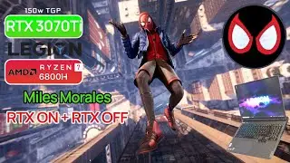 Spider-Man: Miles Morales Gameplay on Legion 5 Pro 2022 with RTX 3070 Ti and Ryzen 6800H - RTX ON