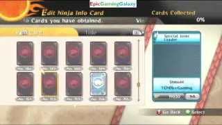 Tutorial For How To Change The Title For Ninja Info Card In Naruto Shippuden Ultimate Ninja Storm 2