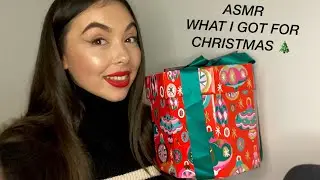 ASMR WHAT I GOT FOR CHRISTMAS 2021 | show and tell haul