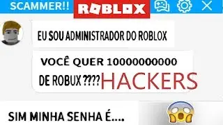 Trollando HACKERS de CONTA !!!! ( ROBLOX )