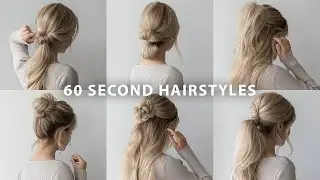 6 60 SECOND HAIRSTYLES ✨ Cute Hairstyles For Long Hair