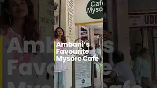 Ambani's favorite Mysore cafe became our favourite as well❤️😍 #ytshorts #shorts #mumbai #ambani