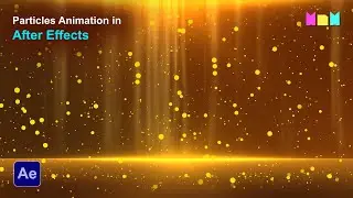 Awards Show Golden Particles Animation in After Effects