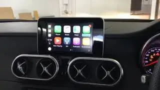 Apple Car Play in Mercedes X Class Utility
