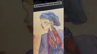 Colour Pencil ✏️ Art #shorts