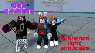 BLOX FRUITS AWAKENED LIGHT SHOWCASE !!!