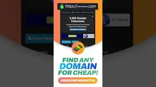 Discover affordable domain deals with this website! #shorts #awesomewebsites