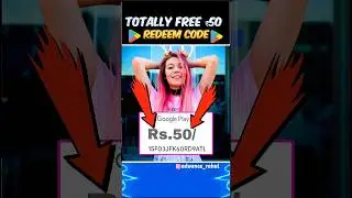 Real and New Trick 💯 : Free Redeem Code : Free Playstore redeem code trick | 