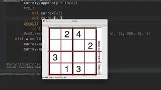 Sudoku solution by Python / openCv / AI (iGHaLi)