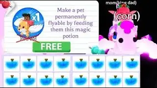 how to get a FREE *FLYING PET POTION* / adopt me