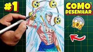 Aprenda como desenhar o Enel de One Piece passo a passo completo #1