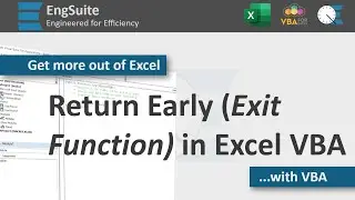 Return Early (Exit Function) - Excel VBA