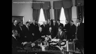 November 1, 1962 - President John F. Kennedy at the Signing Rural electrification for Latin America