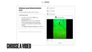How to upload a video to get human pose estimation?