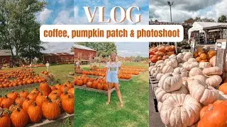 FALL VLOG// pumpkin patch, photoshoot & coffee in Ohio