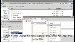 How to Convert .pmx File or .x File to .pmd File and Put It into BrawlBox