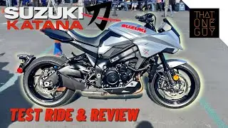 2021 Suzuki Katana Test Ride and Review | IMS Outdoords Souther California