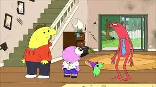 The Smiling Friends Discuss About Mole Man’s Crotch 
