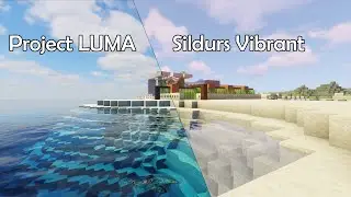 ProjectLUMA VS Sildurs vibrant shaders Comparison | Minecraft 2020