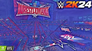 WrestleMania 32 Modded Arena Showcase With RTX ENTRANCES | WWE 2K24