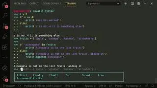 Learning Python - Keywords, Syntax, and Conditions