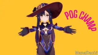 MY LITTLE  POGCHAMP BUT IT'S  MONA - ( GENSHIN IMPACT x MMD )