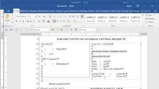 Simple Pleading Template vs  Kwik Docs Software