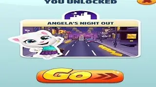 Talking tom gold run: Unlocked Angela