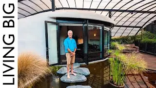 This Stunning Small Strawbale Home Looks Like It Was Carved From Stone