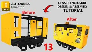 Diesel Generator Assembly in Autodesk Inventor 2025 - Part 13