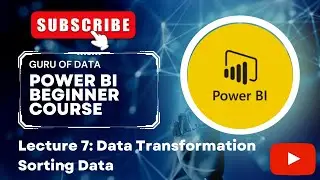 Sort Data Columns in Power Query Editor - Power BI Desktop