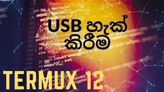 Termux 12 | Ethical hacking in sinhala | How protect computer from USB Autoplay | Netcat in sinhala