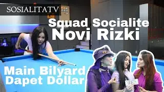 Main Bilyard bersama Novi Rizki dan Arisan Squad Socialite ❤️💋 Selalu Menterrr‼️