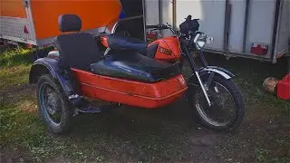 Сборка коляски и установка коляски на мотоцикл