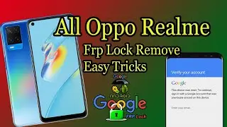 All oppo realme frp lock remove easy tricks