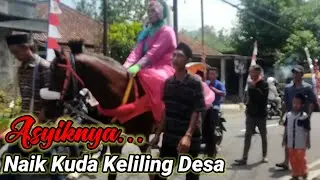 Acara Khotmil Qur'an,dimeriahkan aksi naik kuda Peserta