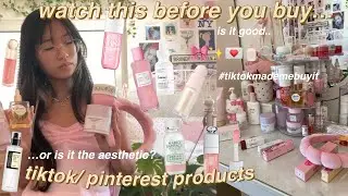 💌 reviewing viral *aesthetic* tiktok/pinterest beauty products + brands, are they actually worth it?