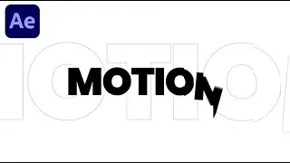Creative Text Animation In Adobe After Effects - After Effects Tutorial - No Plugins.