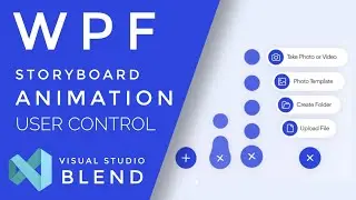 WPF Tutorial: Storyboard Animation in WPF | User Control | Visual studio blend | Triggers