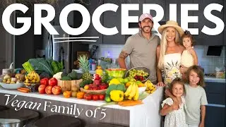 🍉 Summer Grocery Haul for Our Vegan Family of 5: Getting Beach Body & BBQ Ready!