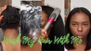 Wash My Damaged Relaxed Hair With Me + Sew In Take Down.